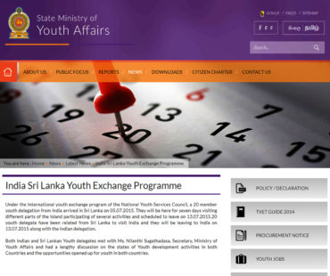 state ministry of YOUTH AFFAIRS News copy